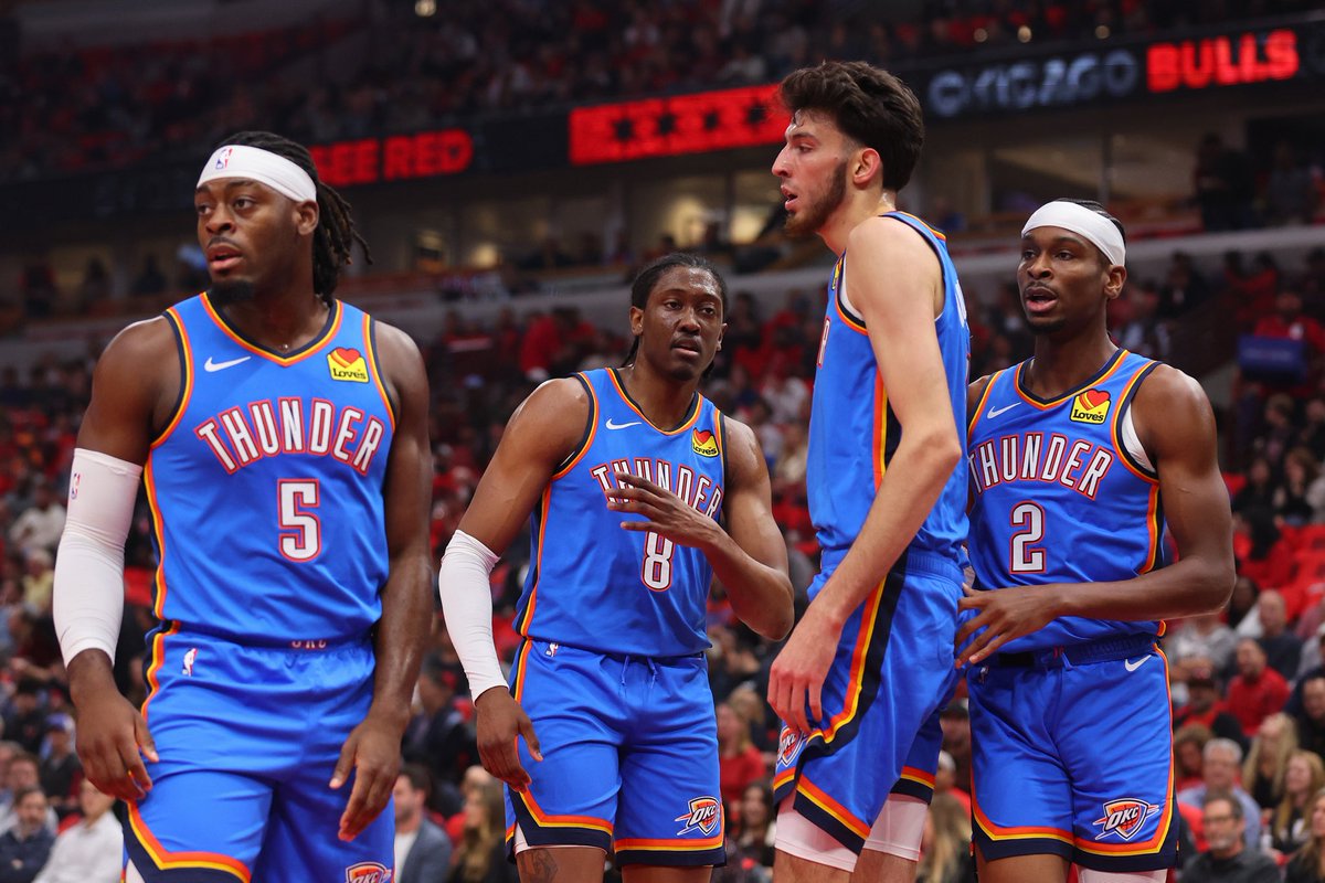 The 40-9 Thunder are getting back one of their most important pieces: Chet Holmgren 

Scary hours for the league 😳