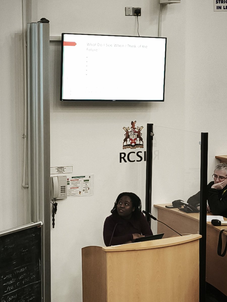 Our fourth speaker of the session; Ewurabena (Abena) Ofosu-Aikins, Pharmacy Student, RCSI on "The Future of Pharmacy: What awaits?"

<a href="/RCSI_Irl/">RCSI</a> #CharterWeek