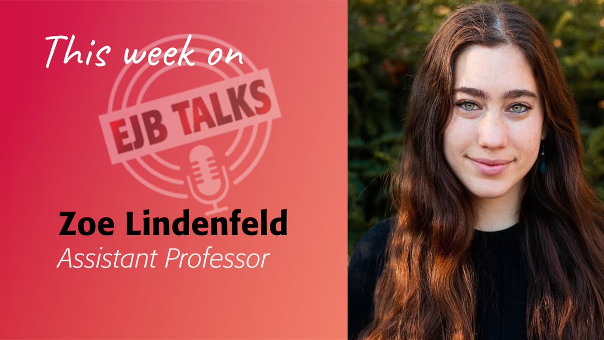 Today on #EJBTalks Zoe Lindenfeld talks to @shapiro_stuart about her research on #substanceuse disorder &amp; its ties to #healthcareaccess #healthcarepolicy &amp; how her interest was sparked by the opioid epidemic’s emergence as a #publichealthcrisis. Listen at spoti.fi/4gqf3NK!