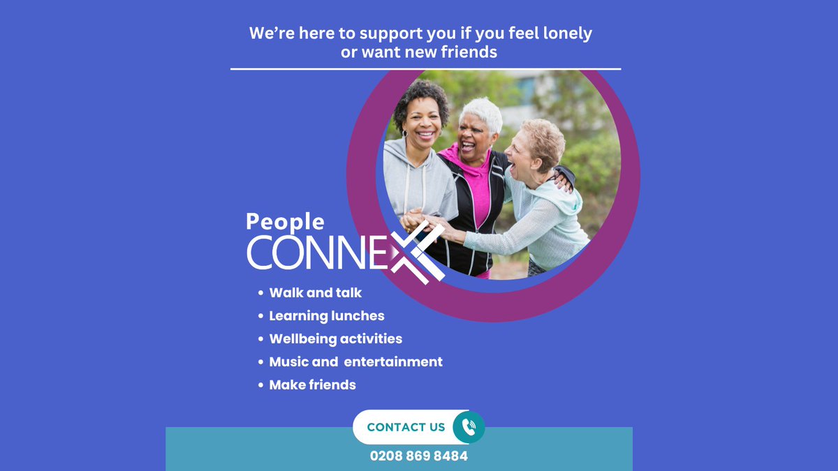 Now there’s an easier way to join events and take part in activities run by People ConneX. Click here to find out more communityconnex.co.uk/events-at-comm…