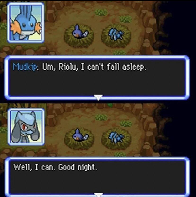 OoCPokemon's tweet image. good night