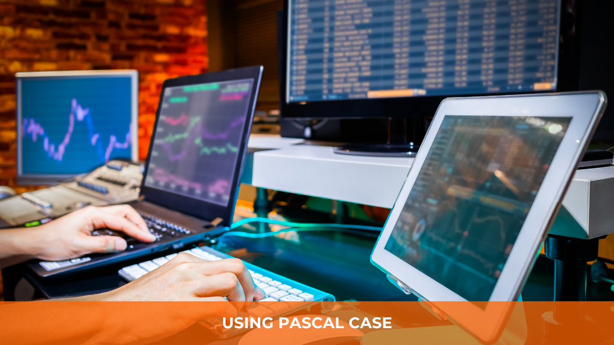 4psa's tweet image. Pascal case is a casing style in which the words for a class or type name are joined together and the first letter of each is capitalized. Proper naming conventions prevent conflicts or misunderstandings about variable purpose and scope #softwareengineering #codedevelopment 11/13