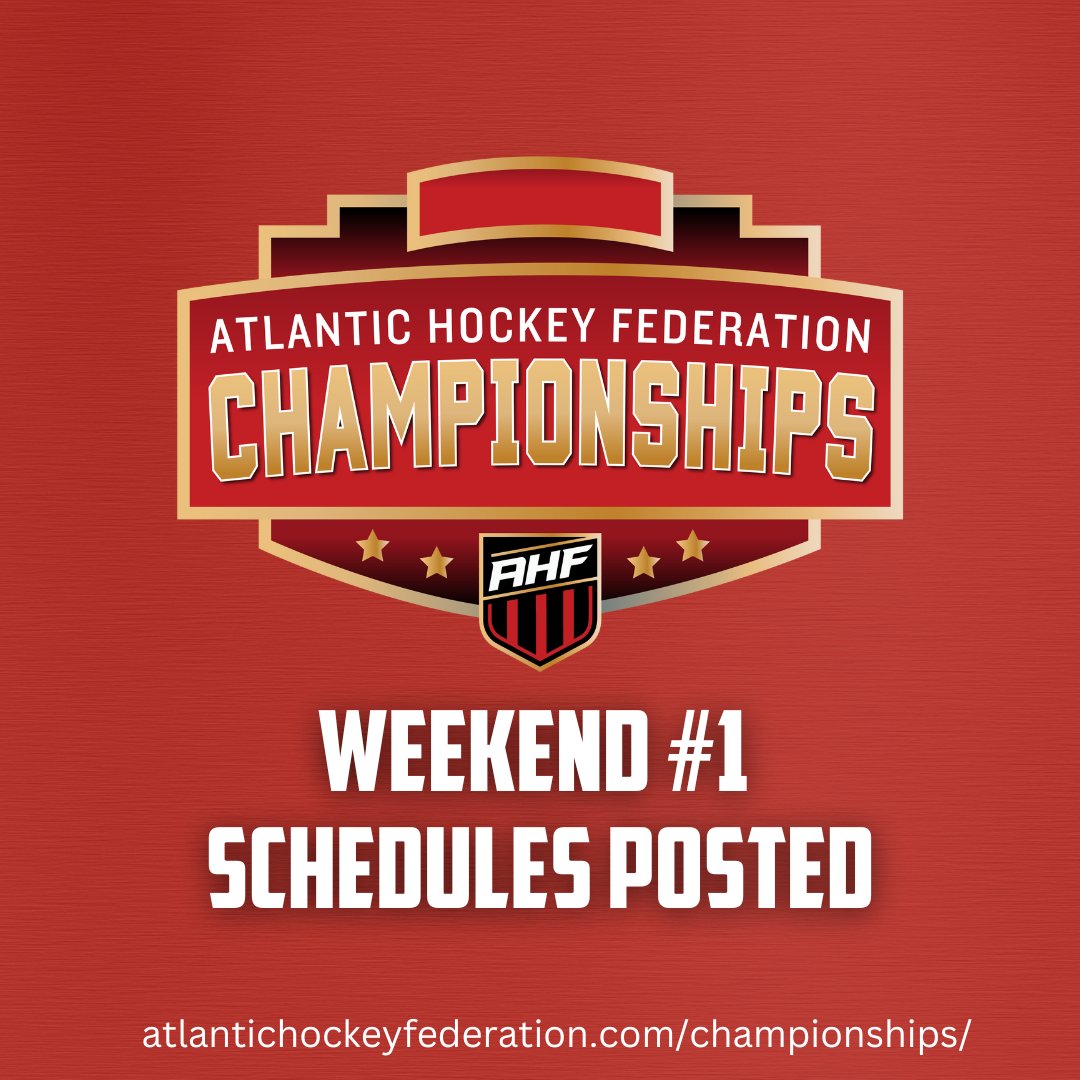 Atlantic Hockey Federation tweet media
