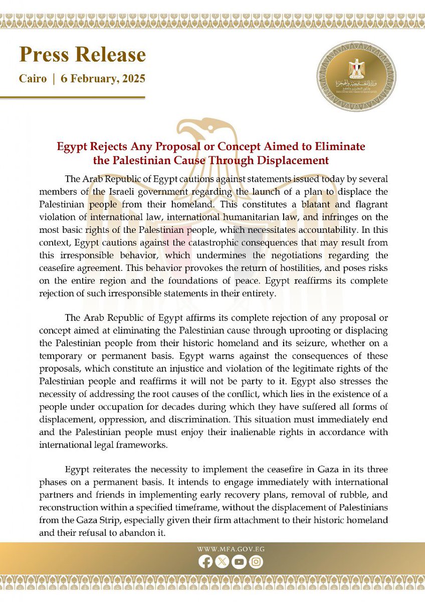 Egypt MFA Spokesperson (@mfaegypt) on Twitter photo 