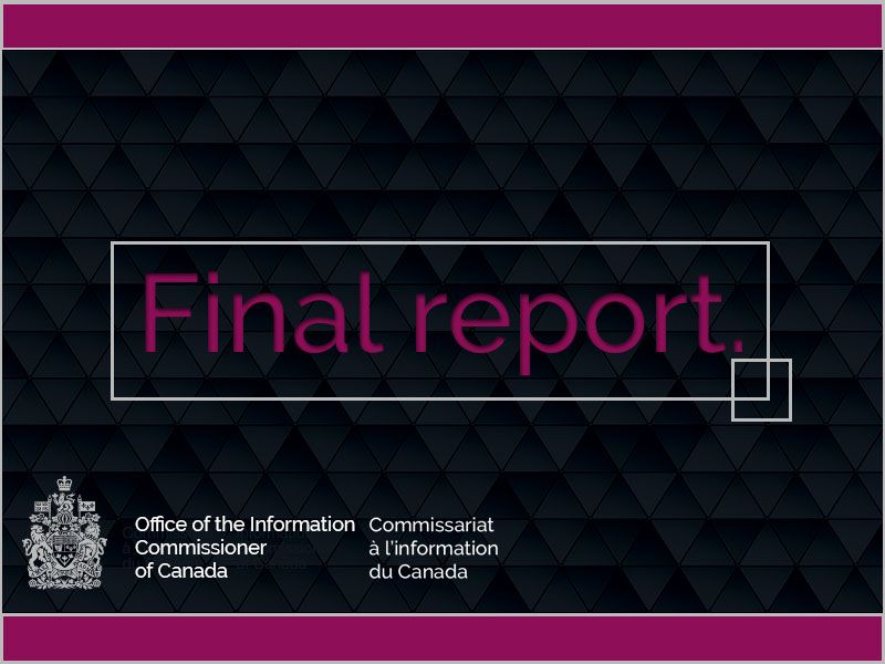 The Information Commissioner recently published final reports concerning 
<a href="/PrivyCouncilCA/">Privy Council Office</a>
and <a href="/SSC_CA/">Shared Services Canada</a>
Read them here: oic-ci.gc.ca/en/decisions/f……
#cdnfoi #canpoli #ATIP