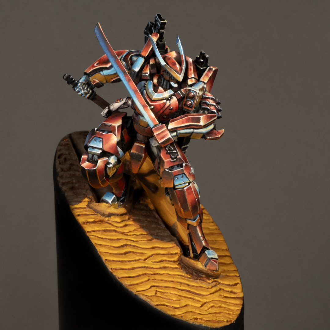 MiniaturesDen's tweet photo. Here's the finished model for the @corvusbelli and @infinitytheuniverse painting competition entry that I've painted on my Twitch stream (link in bio). I thought it would be cool to make him look like he's sliding down a dune
#InfinityPaintContest #InfinityUniverse https://t.co/1JOvdqFRB3