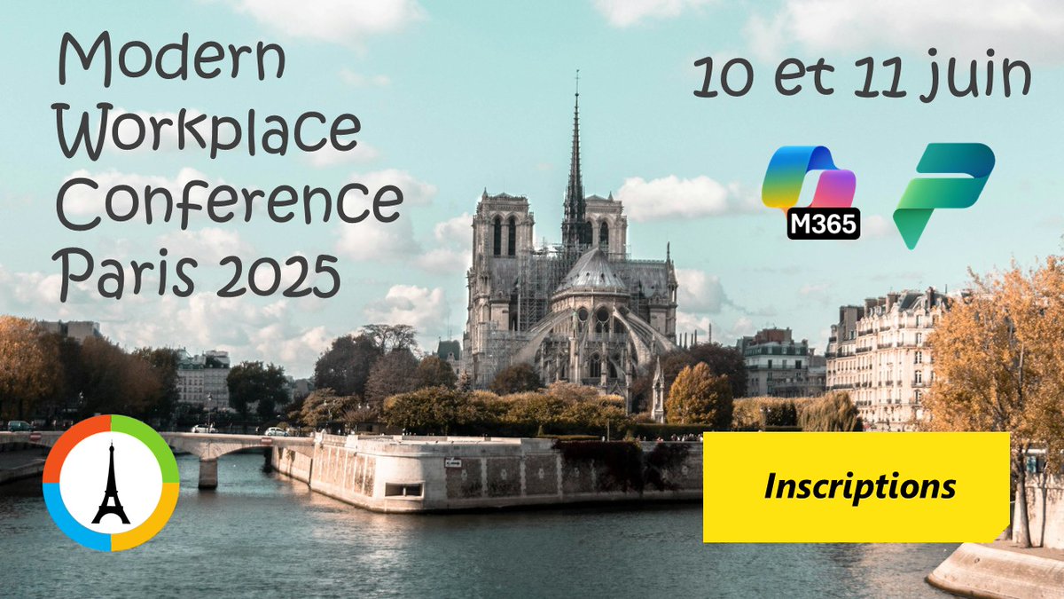 Modern Workplace Conference Paris #MWCP25 tweet media