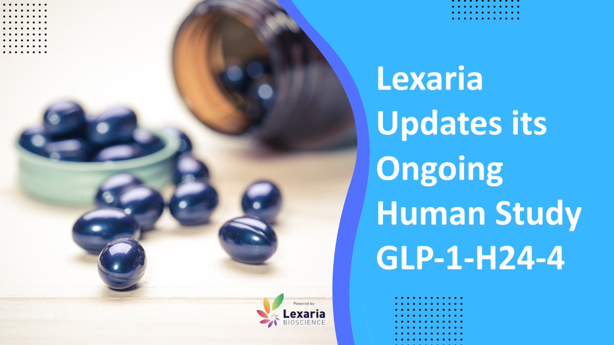 Lexaria Updates its Ongoing Human Study GLP-1-H24-4

Registered Phase-1b 12-week study investigating safety, diabetes control, and weight loss

lexariabioscience.com/2025/02/05/lex…

$LEXX #weightloss #glp1 #loseweight #diabetes #stocks #stockmarket #investing