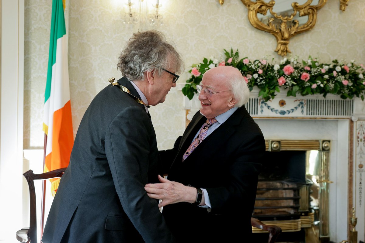 artscouncil_ie's tweet photo. Today we were delighted to celebrate the election of Paul Muldoon as Saoi of @Aosdana

Speaking today, Arts Council Chair Maura McGrath said "there have been 21 Saoithe, &amp; today, the happy occasion of Paul Muldoon’s election brings the number to 22"

more: https://t.co/fMIvbjIyU1 https://t.co/aCJ5e16zE8