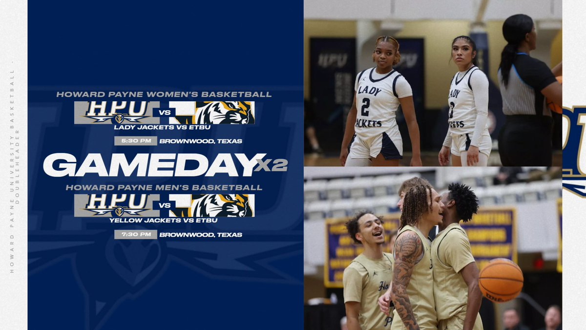 GAMEDAY!
HPU Men's and Women's Basketball face off against ETBU in a conference showdown! The stakes have never been higher than tonight! The Coliseum Crazies need to show what real home-court advantage means! Live links can be found at HPUsports.com. #StingEm
