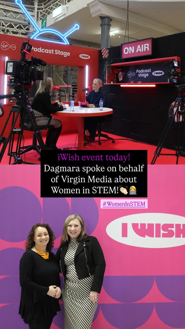 Dagmara Nowak, our Pre-Sales Engineer Manager, had the honor of vocalising her experience in STEM today at the iWish RDS event.✨

If you missed out on her feature on the Virgin Media Podcast Stage keep your eyes peeled on our page...👀
#IWish2025 #VirginMediaBusiness