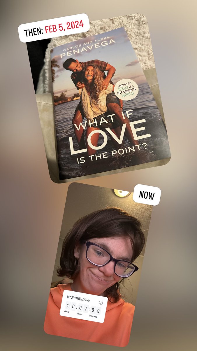 Back when I got What If Love Is The Point by Carlos and Alexa for my birthday last year 

<a href="/TheCarlosPena/">Carlos PenaVega</a> and <a href="/TalkShopLive/">TalkShopLive</a> I wanted to say thank you for expired me to get better with my life 

Carlos and Alexa are yall my favorite people that I look up to everyday