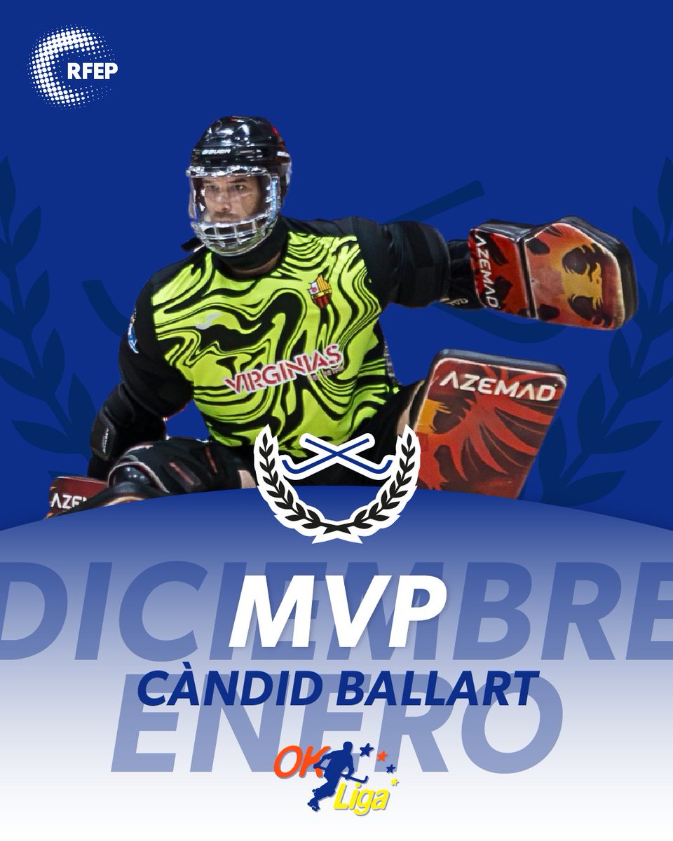 🏆🌟 ¡Aina Florenza y Càndid Ballart, 𝐌𝐕𝐏’s de diciembre y enero!

🎯 La jugadora del <a href="/hcpalau/">Generali Hoquei Club Palau</a>, 11 goles en 5 partidos, y el portero del <a href="/ReusDeportiu/">Reus Deportiu</a>, pieza clave en su equipo, que solo perdió 1 encuentro de los 6 disputados 🔝

ℹ️: fep.es/website/14-159…

#HockeyPatines