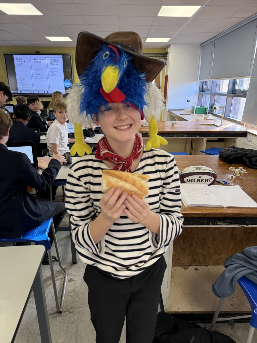 Must be the best cultural dress outfit! French and Australian heritage for Edward in Year 7 <a href="/verulamschool/">Verulam School</a>