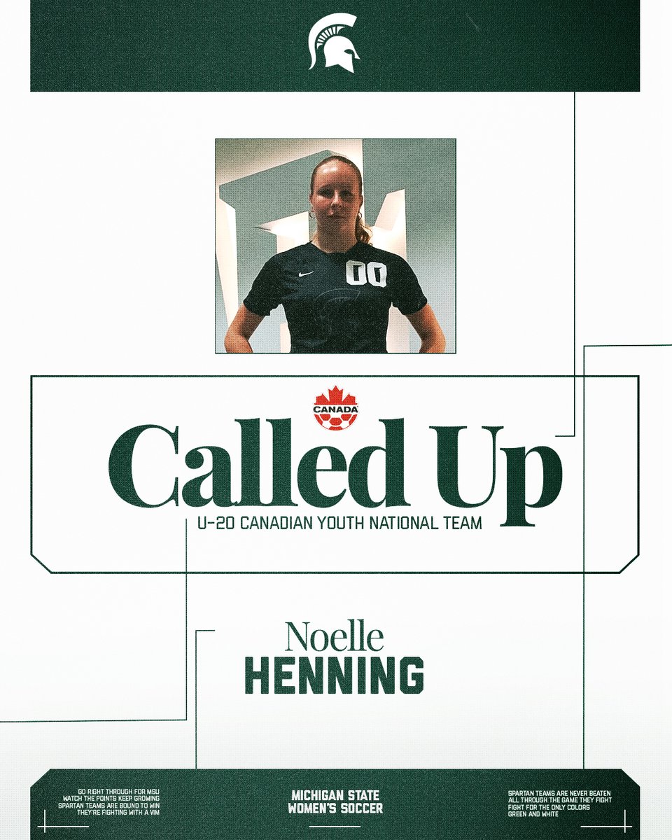 Called up! 🇨🇦

Congrats to incoming freshman Noelle Henning, who has been named to <a href="/CANWNT/">CANWNT</a>'s U-20 roster for the upcoming 2025 Concacaf Women’s U-20 Qualifiers!

#GoGreen