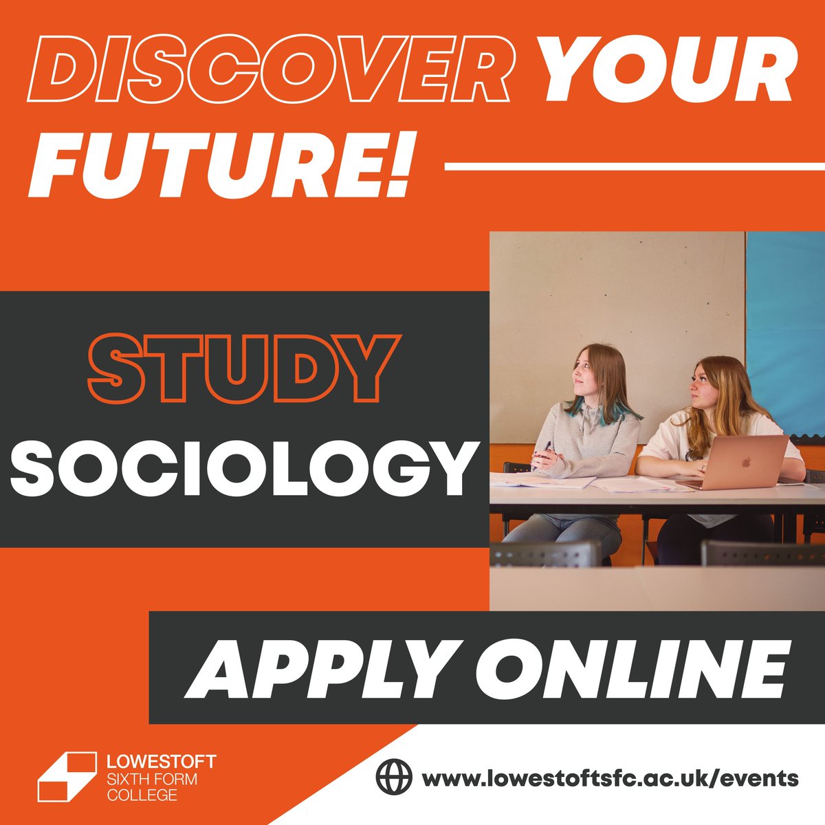 LowestoftSixthFormCollege (@l6fc) on Twitter photo Study Sociology!
Discover how society shapes us with A Level Sociology, exploring crime, identity, media, and inequality. Develop critical thinking and research skills to challenge the world around you.
Apply online today: buff.ly/42Galbv Study Sociology!
Discover how society shapes us with A Level Sociology, exploring crime, identity, media, and inequality. Develop critical thinking and research skills to challenge the world around you.
Apply online today: buff.ly/42Galbv