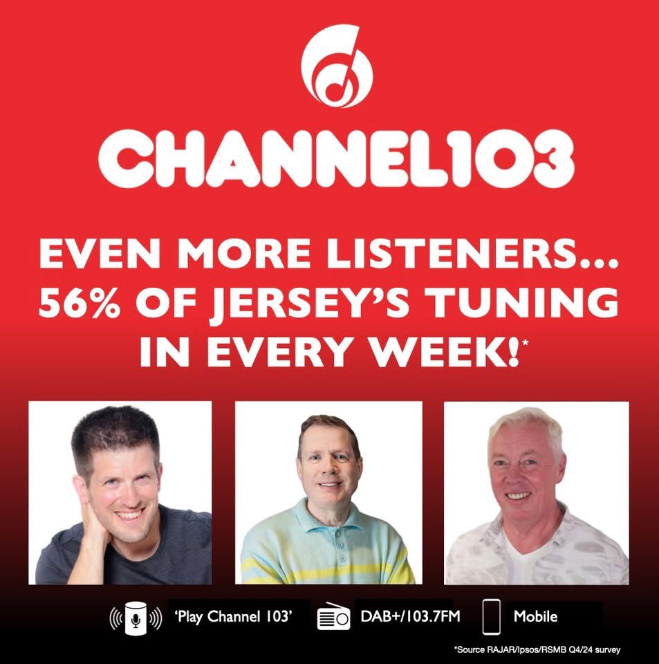 GiuliaHeath's tweet image. Growing radio audiences in the Channel Islands. 78,500 weekly listeners across @islandfm and @Channel103…up 4,000 year-on-year…plus our ever-increasing @SoleilRadioCI audience. 
Delivering trusted news on truly local radio for #JerseyCI #GuernseyCI #RAJAR 📻🎙️