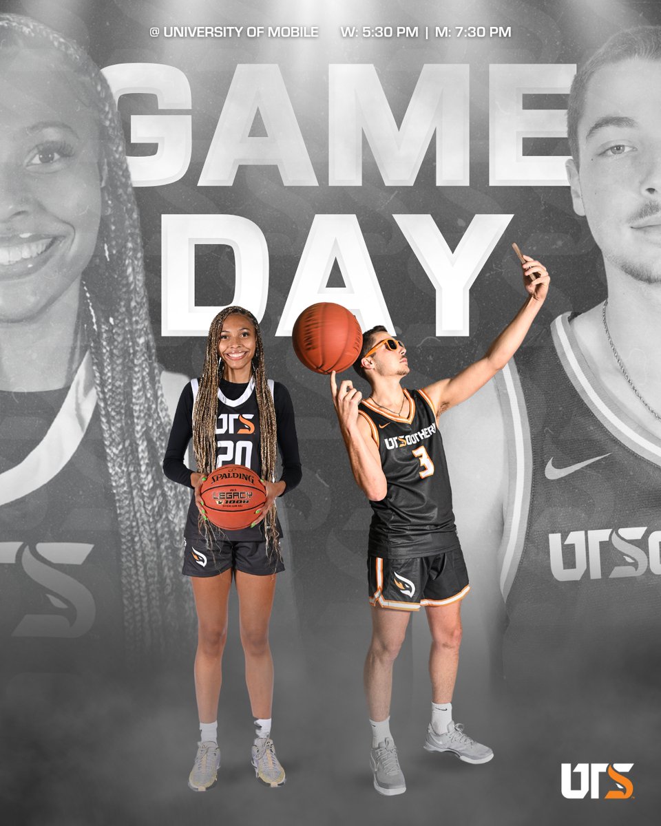 Basketball hits the road to Mobile, AL to battle the Rams in an SSAC match up. 🏀 #GoFirehawks 

W: 5:30 PM CST
M: 7:30 PM CST 

📺 Head over to utsfirehawks.com for the livestream. 🔥