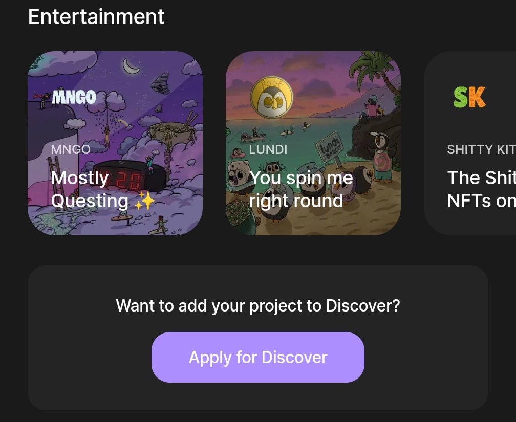 We increased the discovery of our ASA and Project Verification links by adding them to our dApps and Markets Pages! 🔍

Enjoy unparalleled convenience with this latest update. ☺️
