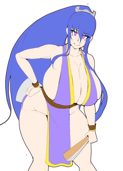 話題になってるから不知火舞……の衣装を着た凜子描いてます。 