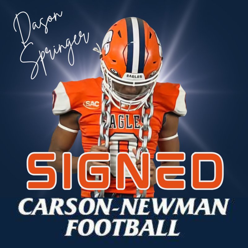 Coach Murray (@coach_murray34) on Twitter photo Congratulations, <a href="/D_Springer7777/">Dason Springer</a>, on signing with Carson Newman University! Thanks for being E.L.I.T.E and REPPING THE H!!!
Art: Pam Waller Murray
Photography: Carson Newman
#ELITE
#REPTHE
#RECRUITTHEH
<a href="/PFL_Sports/">PFL Sports</a> Congratulations, <a href="/D_Springer7777/">Dason Springer</a>, on signing with Carson Newman University! Thanks for being E.L.I.T.E and REPPING THE H!!!
Art: Pam Waller Murray
Photography: Carson Newman
#ELITE
#REPTHE
#RECRUITTHEH
<a href="/PFL_Sports/">PFL Sports</a>