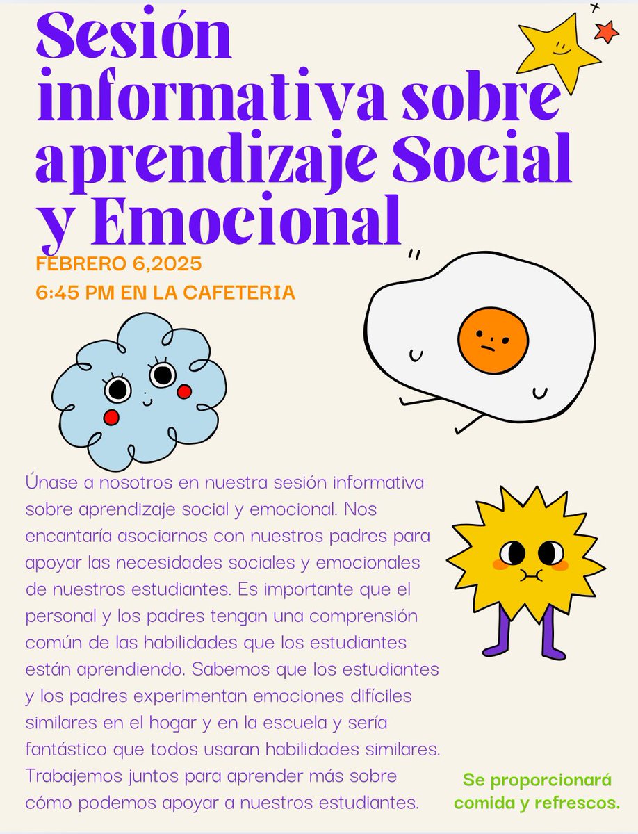 We are excited to welcome our families this evening!
Estamos emocionados de ver a nuestras familias esta tarde!