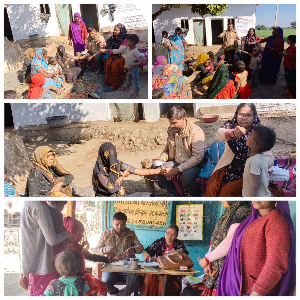 Today's conducted VHND and given ANC check-up and given knowledge regarding on ANC diet and prevention of anemia of community women at ayushman arogya Mandir Jharpai