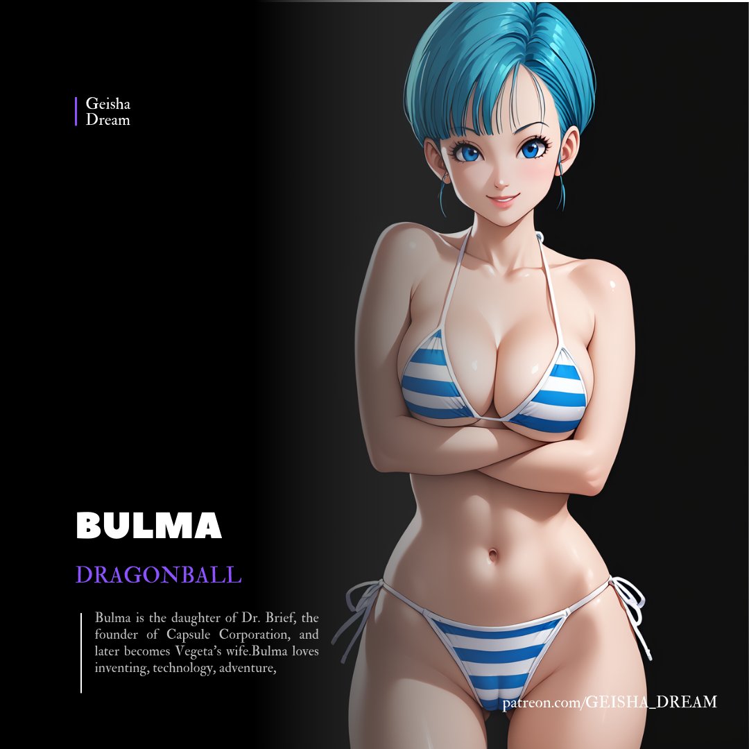Geisha_Dream's tweet photo. "BULMA"💫       
 ____DRAGALL BALL____            
Like &amp; RT For More Content My favorit Waifu! 📷 ? Comment below! 📷 #waifumaterial #waifugirl #BULMA #DBZ https://t.co/pclf8MibyA