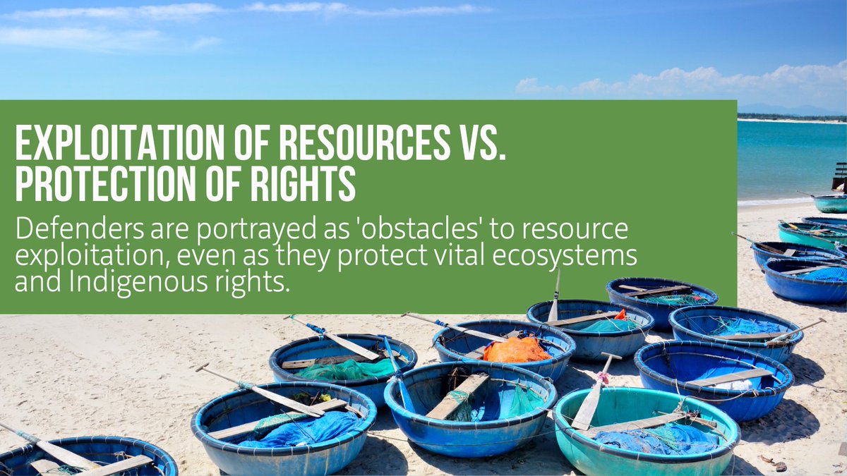 ALLIED Global (@allieddefenders) on Twitter photo <a href="/RightsResources/">RRI - Rights and Resources Initiative</a> <a href="/apned_/">Asia Pacific Network of Environmental Defenders</a> <a href="/ciel_tweets/">Center for International Environmental Law</a> <a href="/EnviroDefenders/">EnvironmentDefenders</a> <a href="/IPRightsIntl/">Indigenous Peoples’ Rights International - IPRI</a> <a href="/IENearth/">Indigenous Environmental Network</a> <a href="/landrightsinc/">Land Rights Defenders Inc</a> <a href="/LandRightsNow/">Land Rights Now</a> <a href="/naturaljustice/">Natural Justice</a> <a href="/CIVICUSalliance/">CIVICUS</a> <a href="/BHRRC/">Business & Human Rights</a> <a href="/lifeofpachamama/">Life of Pachamama</a> <a href="/Siemenpuu/">Siemenpuu</a> <a href="/IIFB_indigenous/">IIFB</a> @GNHRECommunity Environmental and Human Rights Defenders' efforts to preserve biodiversity are dismissed as 'standing in the way of progress,' creating a negative image that makes them more prone to attacks and violence
#ProtectTheDefenders #EnvironmentalDefenders #ClimateJustice #ALLIEDglobal <a href="/RightsResources/">RRI - Rights and Resources Initiative</a> <a href="/apned_/">Asia Pacific Network of Environmental Defenders</a> <a href="/ciel_tweets/">Center for International Environmental Law</a> <a href="/EnviroDefenders/">EnvironmentDefenders</a> <a href="/IPRightsIntl/">Indigenous Peoples’ Rights International - IPRI</a> <a href="/IENearth/">Indigenous Environmental Network</a> <a href="/landrightsinc/">Land Rights Defenders Inc</a> <a href="/LandRightsNow/">Land Rights Now</a> <a href="/naturaljustice/">Natural Justice</a> <a href="/CIVICUSalliance/">CIVICUS</a> <a href="/BHRRC/">Business & Human Rights</a> <a href="/lifeofpachamama/">Life of Pachamama</a> <a href="/Siemenpuu/">Siemenpuu</a> <a href="/IIFB_indigenous/">IIFB</a> @GNHRECommunity Environmental and Human Rights Defenders' efforts to preserve biodiversity are dismissed as 'standing in the way of progress,' creating a negative image that makes them more prone to attacks and violence
#ProtectTheDefenders #EnvironmentalDefenders #ClimateJustice #ALLIEDglobal