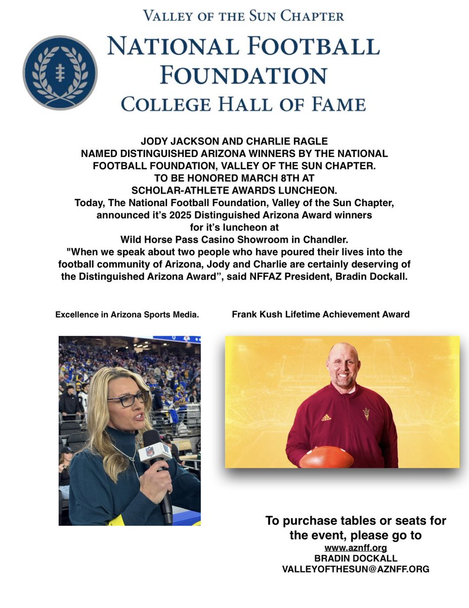 Distinguished Arizona Awardees