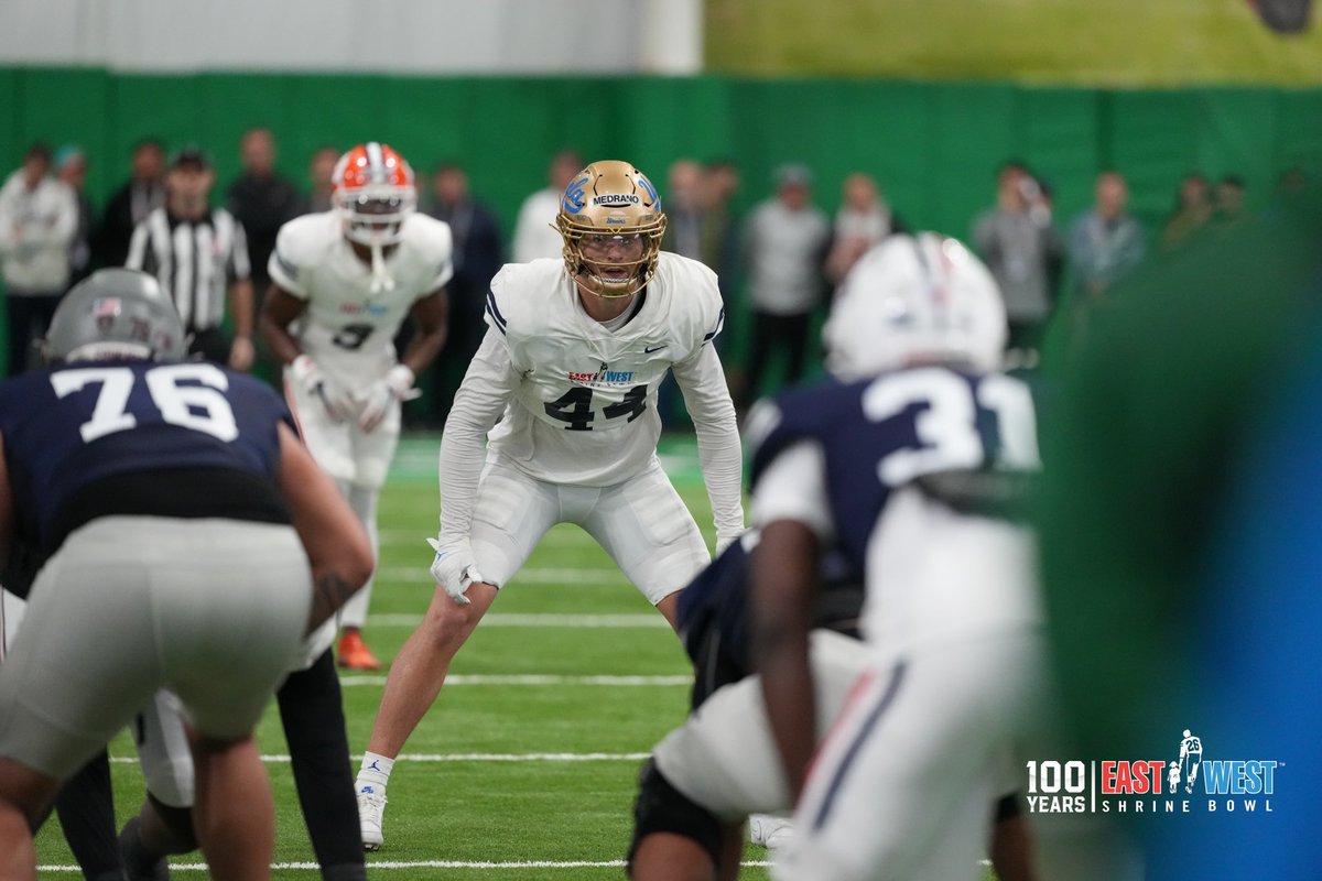 Eric Galko (@ericgalko) on Twitter photo Our Top Five Fastest Defensive players (based on top MPH) from the 2025 <a href="/ShrineBowl/">East-West Shrine Bowl</a>, per <a href="/ZebraSports/">Zebra Sports</a>
Kain Medrano (<a href="/Kain_05/">Kain Medrano</a>), UCLA (20.53)
Zah Frazier, DB, UTSA
RJ Mickens, DB, Clemson
Robert Longerbeam, DB, Rutgers
Francisco Mauigoa, LB, Miami (FL)
#ShrineBowlWhosNext Our Top Five Fastest Defensive players (based on top MPH) from the 2025 <a href="/ShrineBowl/">East-West Shrine Bowl</a>, per <a href="/ZebraSports/">Zebra Sports</a>
Kain Medrano (<a href="/Kain_05/">Kain Medrano</a>), UCLA (20.53)
Zah Frazier, DB, UTSA
RJ Mickens, DB, Clemson
Robert Longerbeam, DB, Rutgers
Francisco Mauigoa, LB, Miami (FL)
#ShrineBowlWhosNext