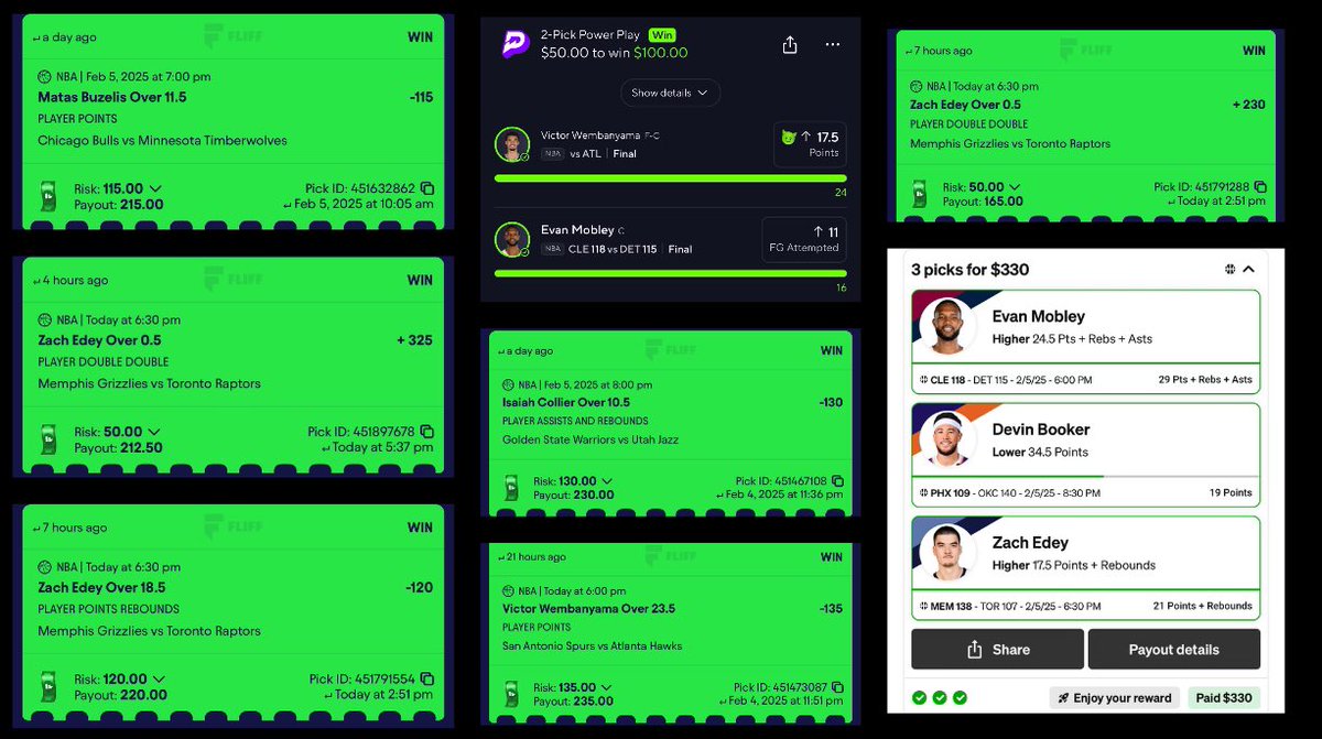 parlayxpapi's tweet photo. Good wins โ
+16.95 UNITS MTD ๐ฅ
https://t.co/BpcvuM39S5
#GamblingX #NBA #ParlayxPapi #BaneSquad https://t.co/471HFRtt8N