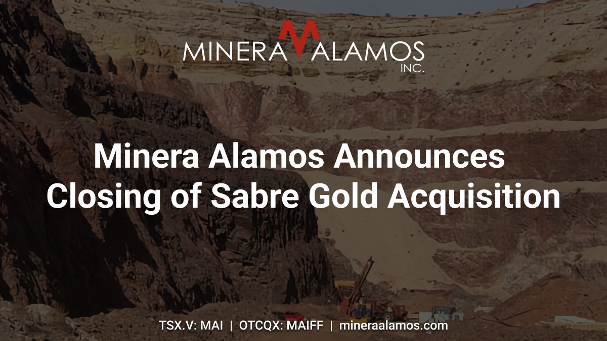 We are pleased to announce the closing of the previously announced acquisition of Sabre and its flagship Copperstone gold project.

Read the full release here: bit.ly/40McrnA  

$MAI.V $MAIFF