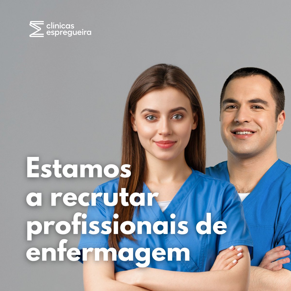 Clínicas Espregueira (@cespregueira) on Twitter photo As Clínicas Espregueira estão a recrutar Enfermeiras(os), com licenciatura em Enfermagem, com disponibilidade part-time ou full-time, para unidade em Lisboa.
Se gostava de fazer parte da nossa equipa, envie CV com fotografia para: geral@clinicaespregueira.com até 13/02/2025 As Clínicas Espregueira estão a recrutar Enfermeiras(os), com licenciatura em Enfermagem, com disponibilidade part-time ou full-time, para unidade em Lisboa.
Se gostava de fazer parte da nossa equipa, envie CV com fotografia para: geral@clinicaespregueira.com até 13/02/2025