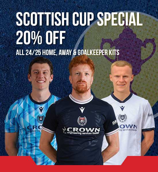 🏆💙 Scottish Cup Special!

For this week only, get 20% OFF all 24/25 kits– jerseys, shorts, infant kits, and GK kits included!

👉 Shop now: dfcdirect.co.uk/collections/cl…

Available online &amp; in-store. This offer ends Sunday at midnight!

#Dundee1893 #thedee #dundeedirect