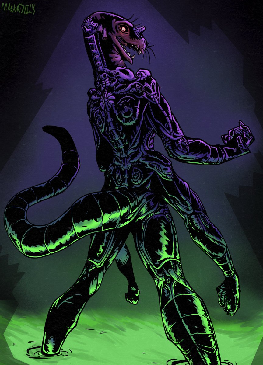 Commission for <a href="/casimyrcsko/">Shashka / Casimyrcsko</a> of his alien species :o

#digitalart