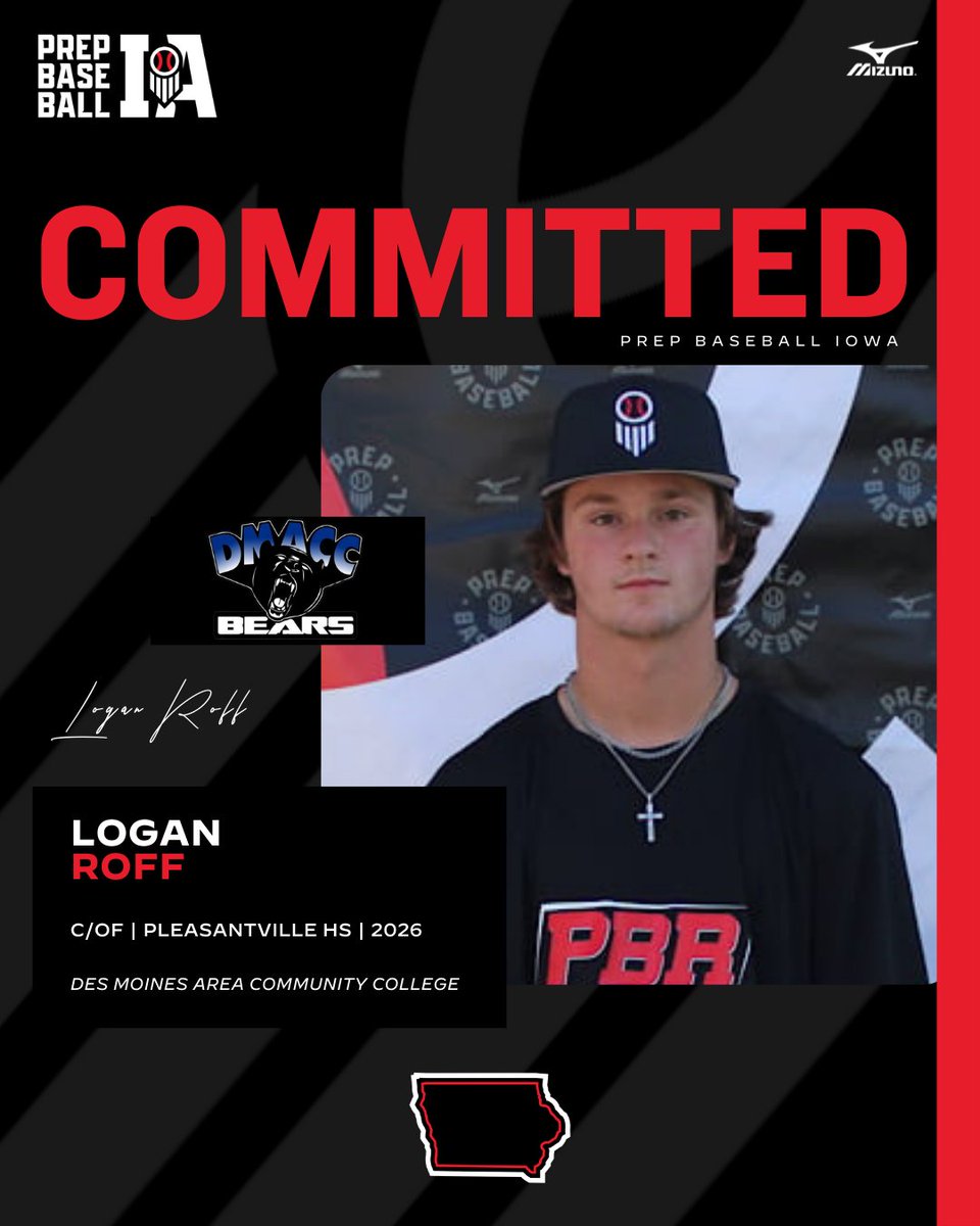 Prep Baseball Iowa (@prepbaseballia) on Twitter photo 🎓𝐂𝐨𝐦𝐦𝐢𝐭𝐦𝐞𝐧𝐭 𝐖𝐚𝐭𝐜𝐡🎓
Logan Roff, (2026, C/OF, <a href="/HsPleasantville/">Pleasantville IA HS Baseball</a>) commits to Des Moines Area Community College.
👤 loom.ly/Ek1OuCE
<a href="/loganroff6/">Logan Roff</a> ✖️ <a href="/DMACCBaseball/">DMACC Baseball</a> 🎓𝐂𝐨𝐦𝐦𝐢𝐭𝐦𝐞𝐧𝐭 𝐖𝐚𝐭𝐜𝐡🎓
Logan Roff, (2026, C/OF, <a href="/HsPleasantville/">Pleasantville IA HS Baseball</a>) commits to Des Moines Area Community College.
👤 loom.ly/Ek1OuCE
<a href="/loganroff6/">Logan Roff</a> ✖️ <a href="/DMACCBaseball/">DMACC Baseball</a>