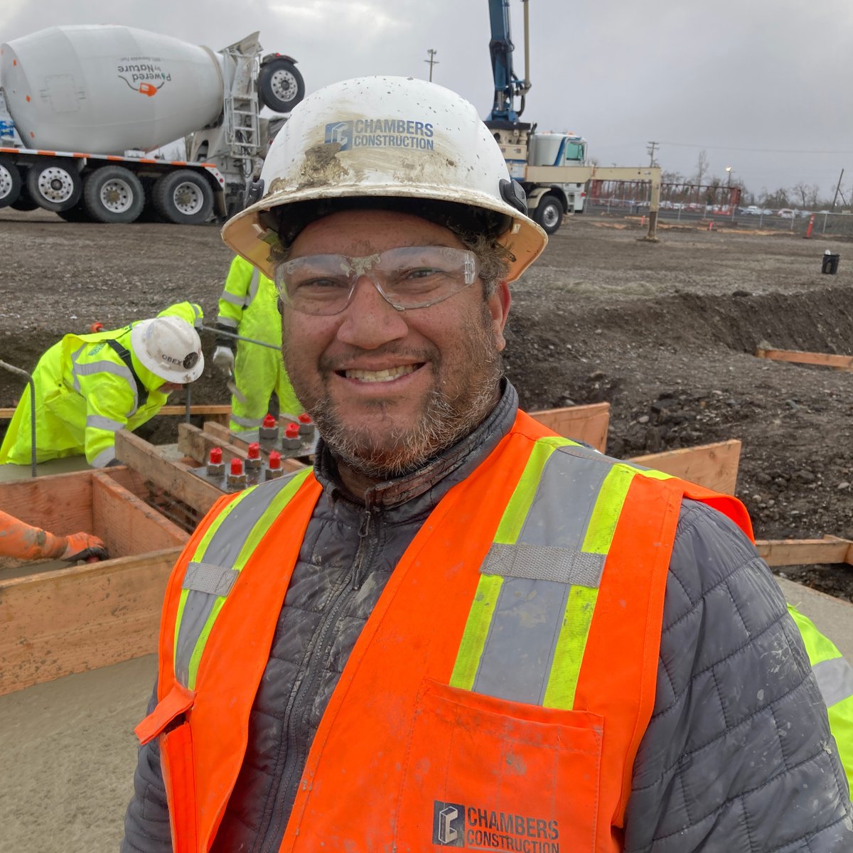 chambersconstr's tweet image. Meet our newest journeyman carpenter, David Flaherty! He joined Chambers at the end of January and has been hard at work pouring footings this week. Glad to have you on our team! #MeetTheTeam #GoChambers