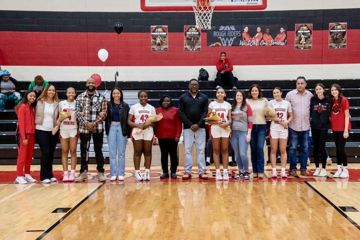 RoughRidersKENT's tweet photo. Senior Night Celebration:
This past Saturday, we had the privilege of recognizing four incredible seniors—Danica, Julia, Pam, &amp; Brooklynn—for their dedication, hard work, and leadership throughout their basketball careers. Your impact on the court will not be forgotten! https://t.co/ALPNSdp1Al