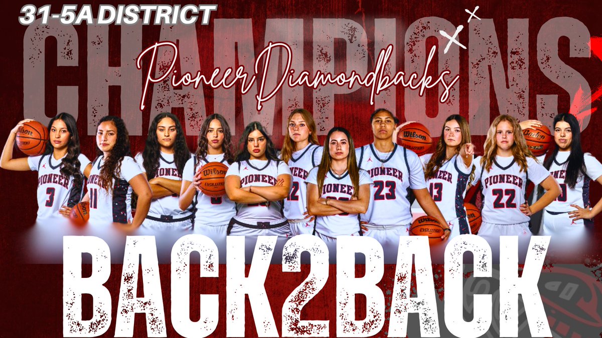 sharylandath's tweet image. Congratulations to our Pioneer Lady Diamondbacks and Coach Sandoval and her staff, on their BACK 2 BACK DISTRICT CHAMPIONS title!
