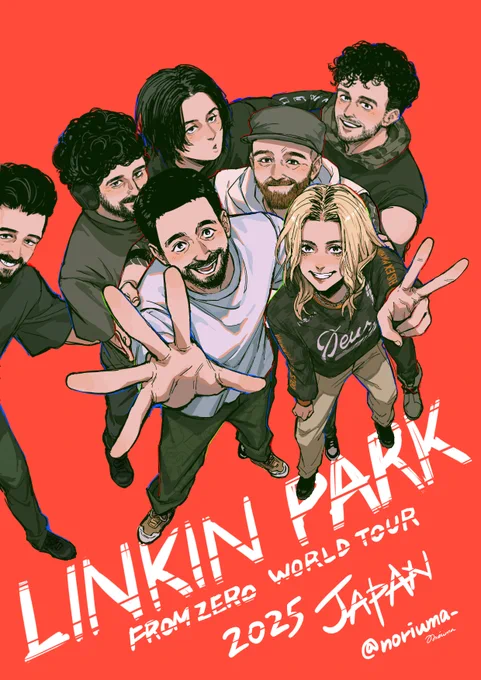 I can't wait for the concert in Japan!#linkinpark #lpfanart #fromzero #fromzeroworldtour 