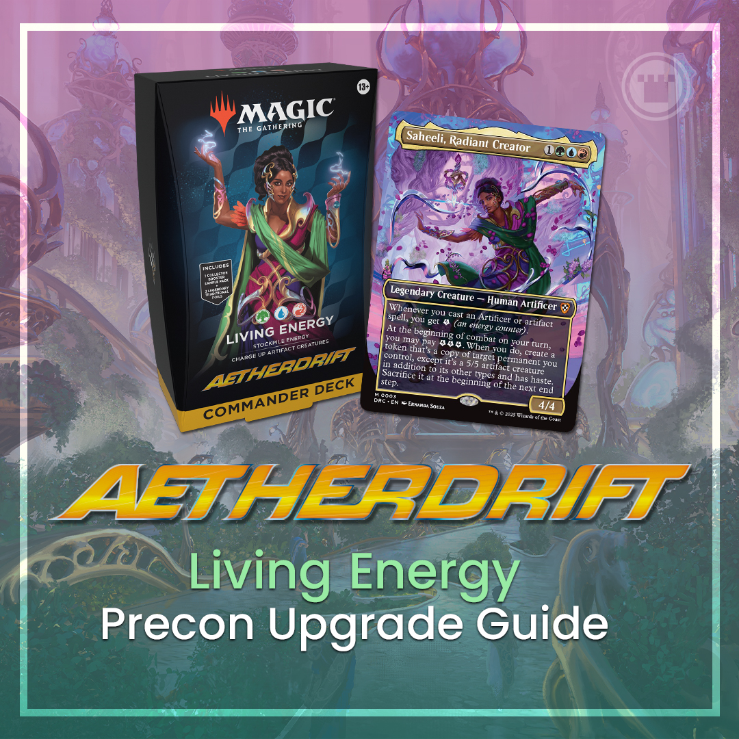 Checkout <a href="/awanderingbard/">Tom Anderson</a>'s Precon Upgrade Guide for Aetherdrift's Living Energy Commander deck! bit.ly/417Qb9e

#MTGAetherdrift