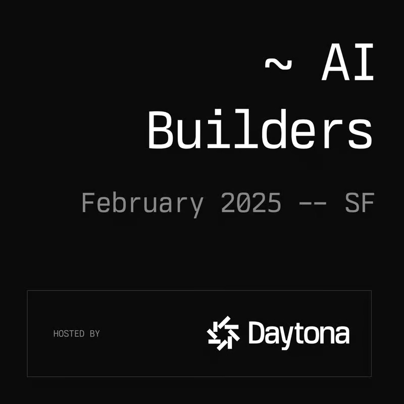 Understanding Agent Experience (AX) and building robust AI infrastructure are becoming crucial skills. Join us at Daytona AI Builders SF on February 10, 2025, to gain insights that will keep you at the forefront of this revolution.

Learn how to:
• Build robust infrastructure