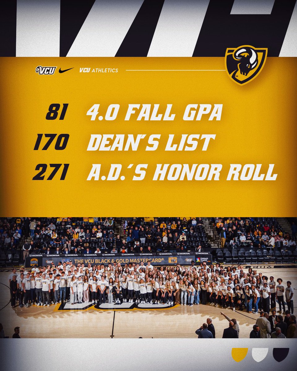 It was another record-breaking semester for VCU's more than 300 student-athletes!

🗒️ tinyurl.com/bdz682kc

#LetsGoVCU