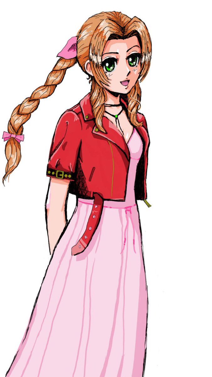 Happy Birthday! 🎂#Aerith #FinalFantasy #fanart