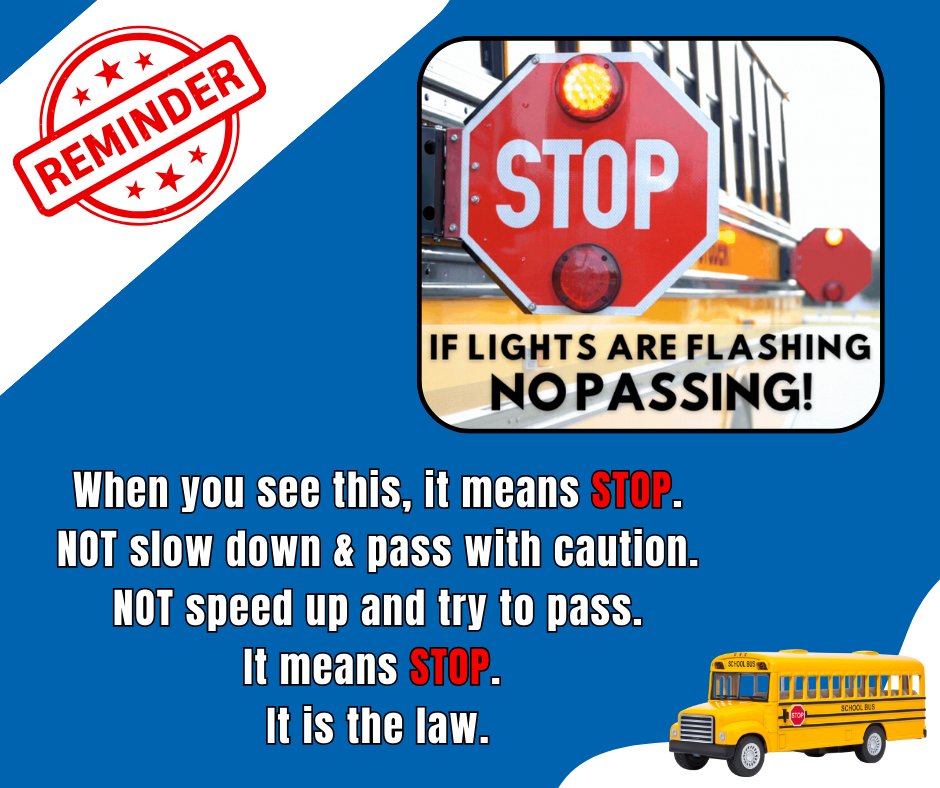 Always a good reminder to ensure the safety of all!