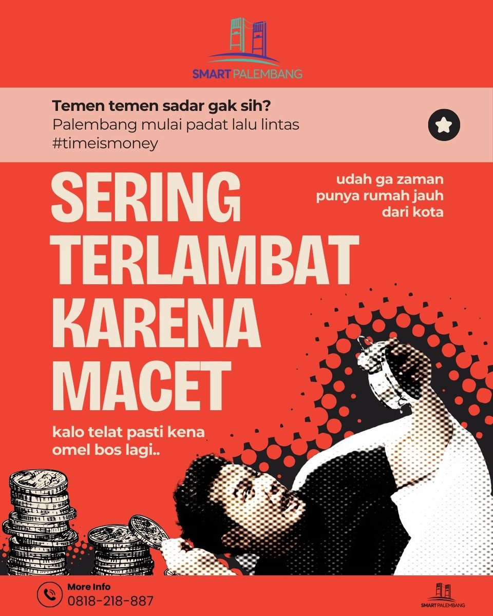SmartPalembang's tweet photo. Hunian Nyaman Dekat Mall PTC Palembang

🏠 
► SHM
► LT 104 m²
► LB 70 m²
► 3 KT 2 KM
► One gate system

💰Bonus
► 2 unit AC Gree
► Tanah samping seluas 18 m²

Yuk survei unitnya sebelum harga naik❗️

#rumahsedudukputih
#rumahpalembang
#propertipalembang
#smartpalembang https://t.co/ItHsBlaavA
