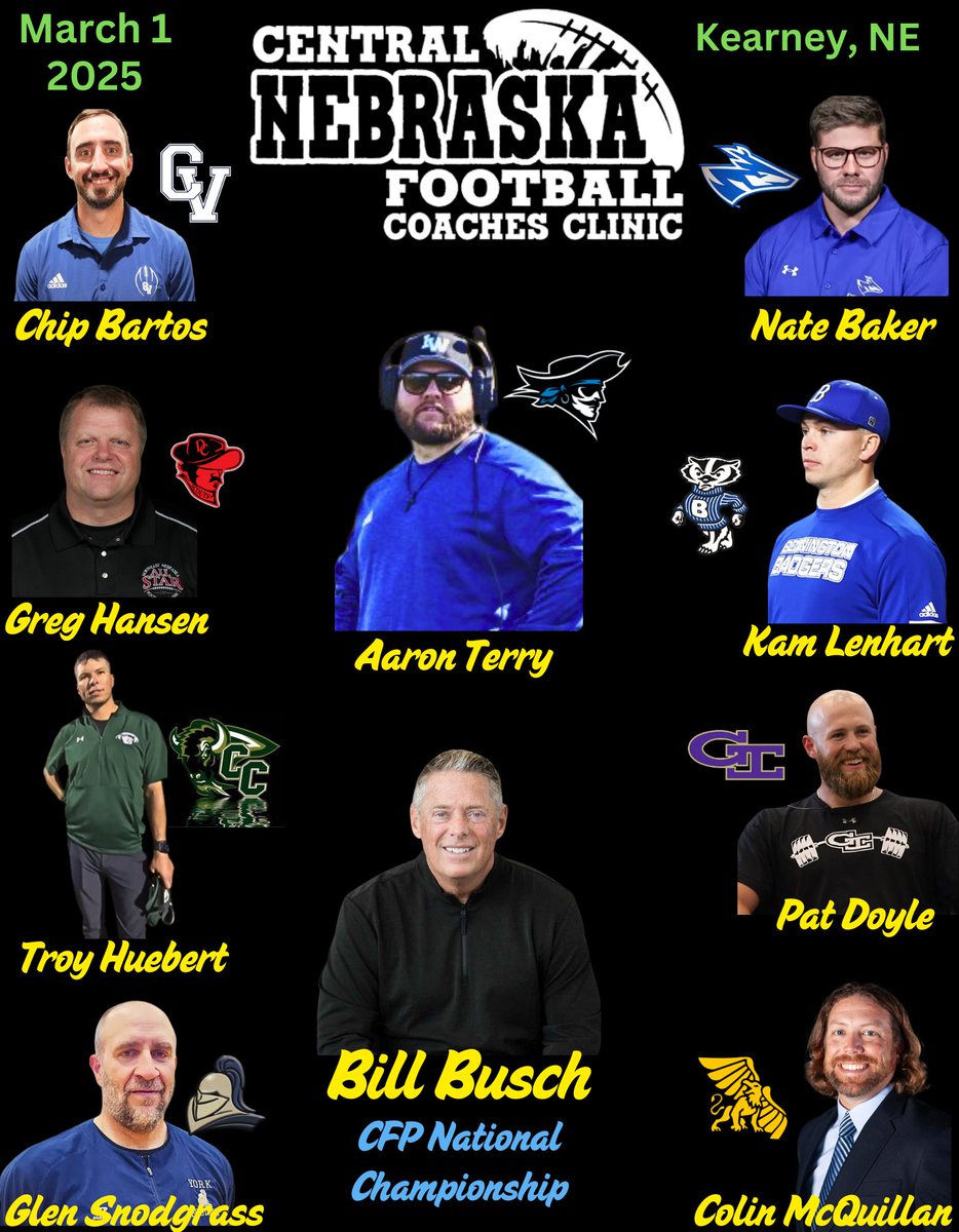 Central Nebraska Football Coaches Clinic tweet media