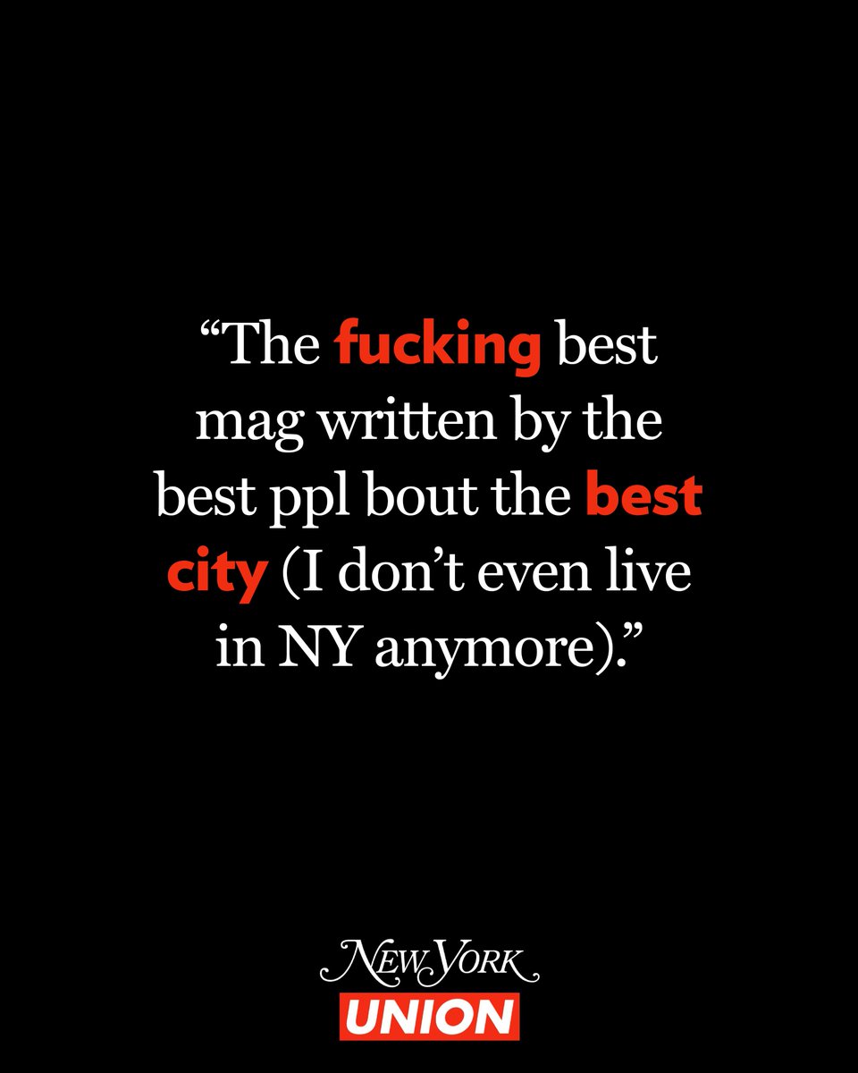 <a href="/NYMag/">New York Magazine</a> readers stand with <a href="/NYMagUnion/">New York Mag Union</a> because: