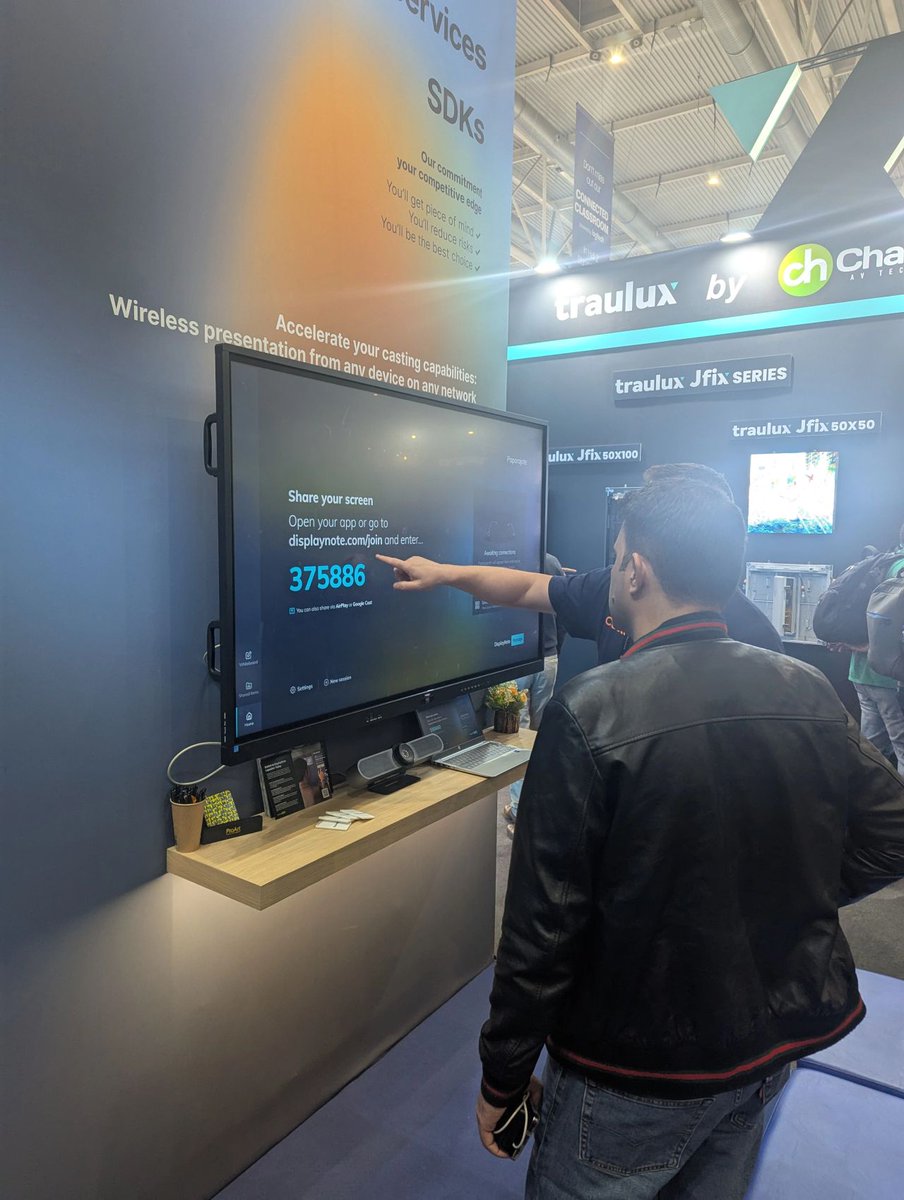 displaynote's tweet image. DAY 3 of @ISE_Show!! 

A great two days of conversations, demos and opinions. The team are here to 6pm on booth 2V600 today be sure to call by! 

#ise2025 #avpros #Barcelona
